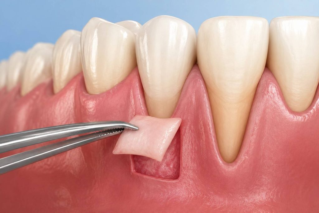 Restore Your Gumline with Gum Tissue Grafts